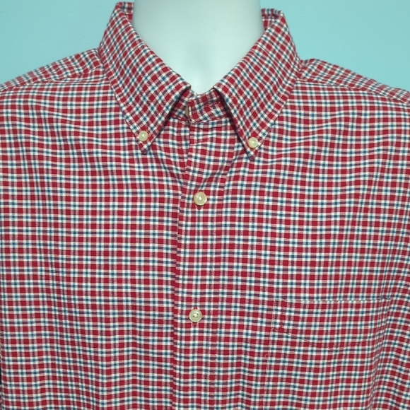 Daniel Cremieux Red Checkered Men's Shirt - Picture 2 of 5
